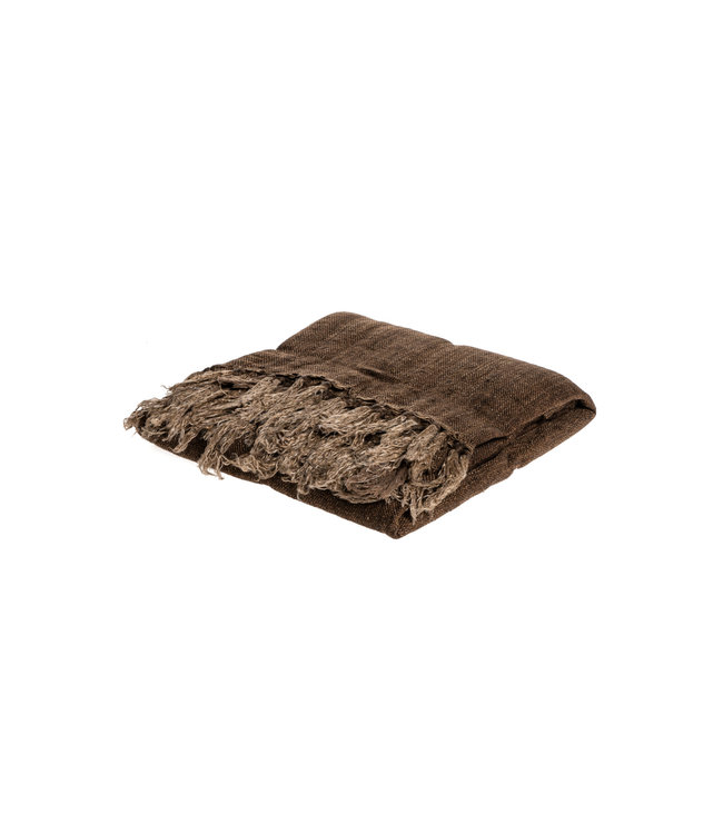 Tell Me More Margaux blanket - cinnamon