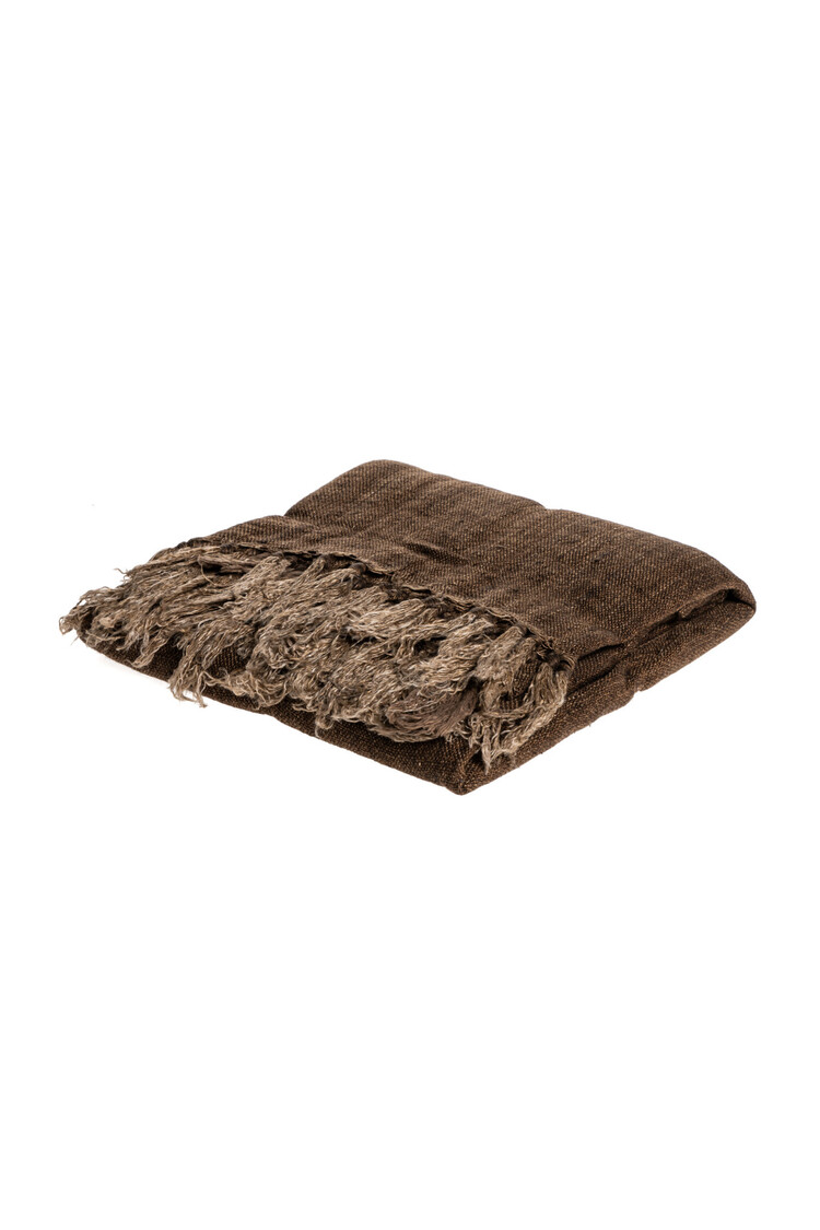Tell Me More Margaux blanket - cinnamon
