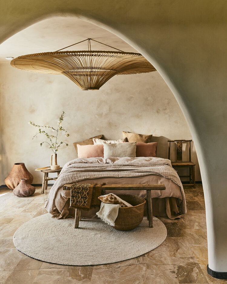 Linge Particulier Duvet cover linen - nude