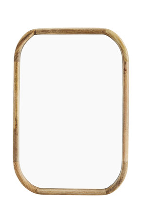 Mirror with wooden frame