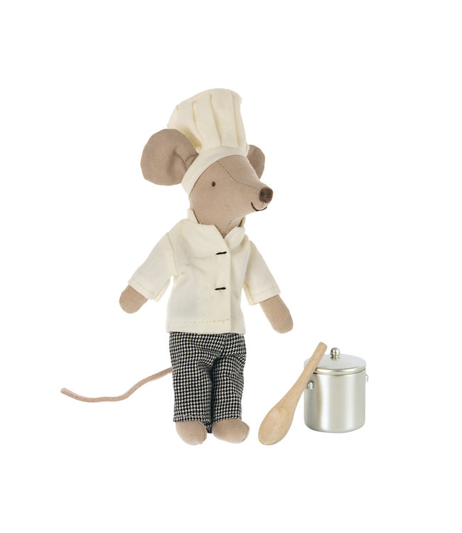 Chef mouse w. soup pot and spoon