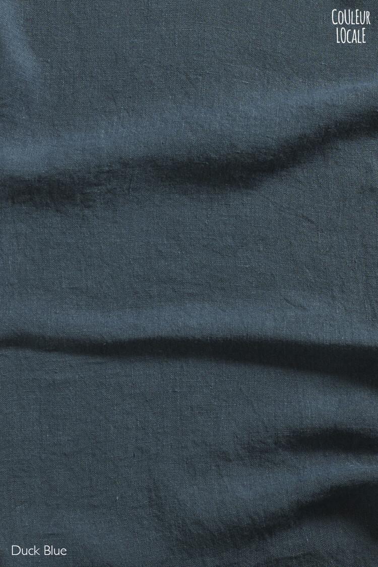 Linge Particulier Linnen Tuniek - Duck Blue