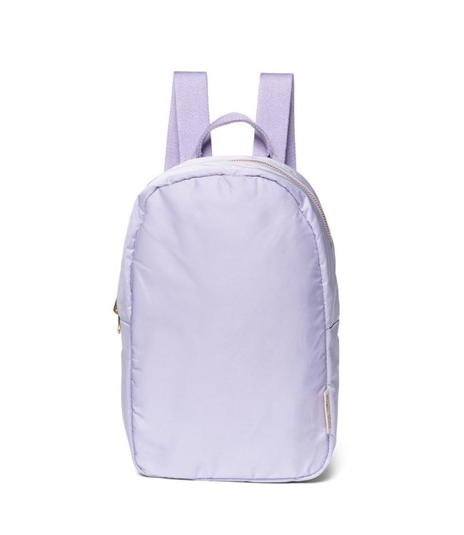 Lilac puffy backpack