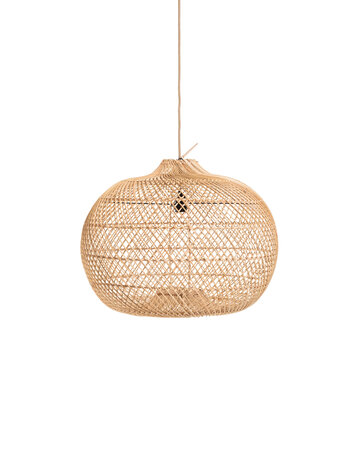 Rotan lamp appel