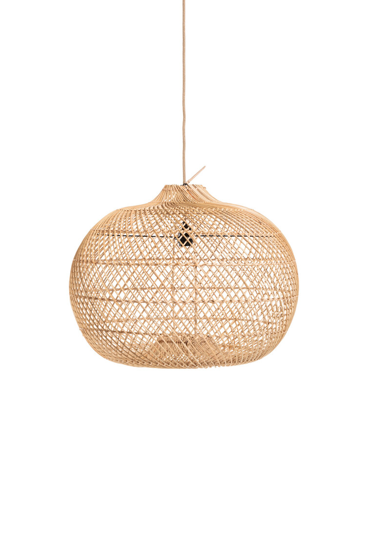 Rotan lamp appel