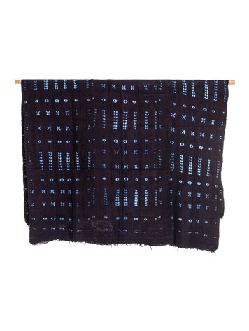 Indigo bogolan doek #16