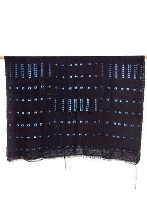 Indigo bogolan doek #19