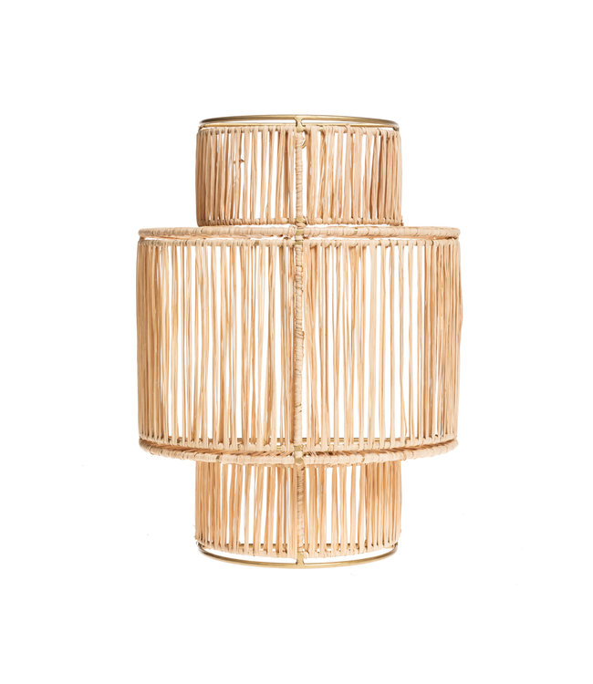 Wandlamp raffia - 40cm