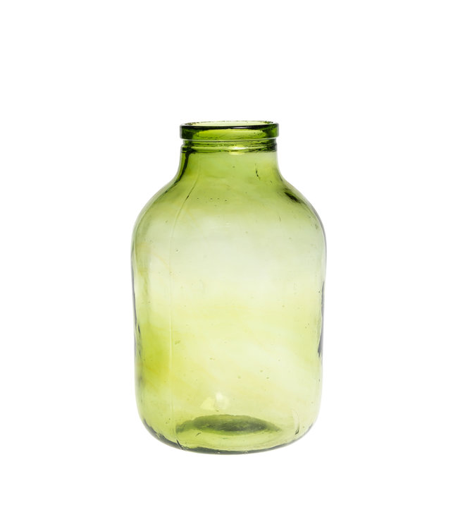 light green glass bottle