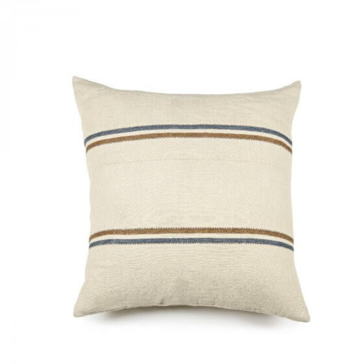 Libeco Auburn deco cushion - stripe