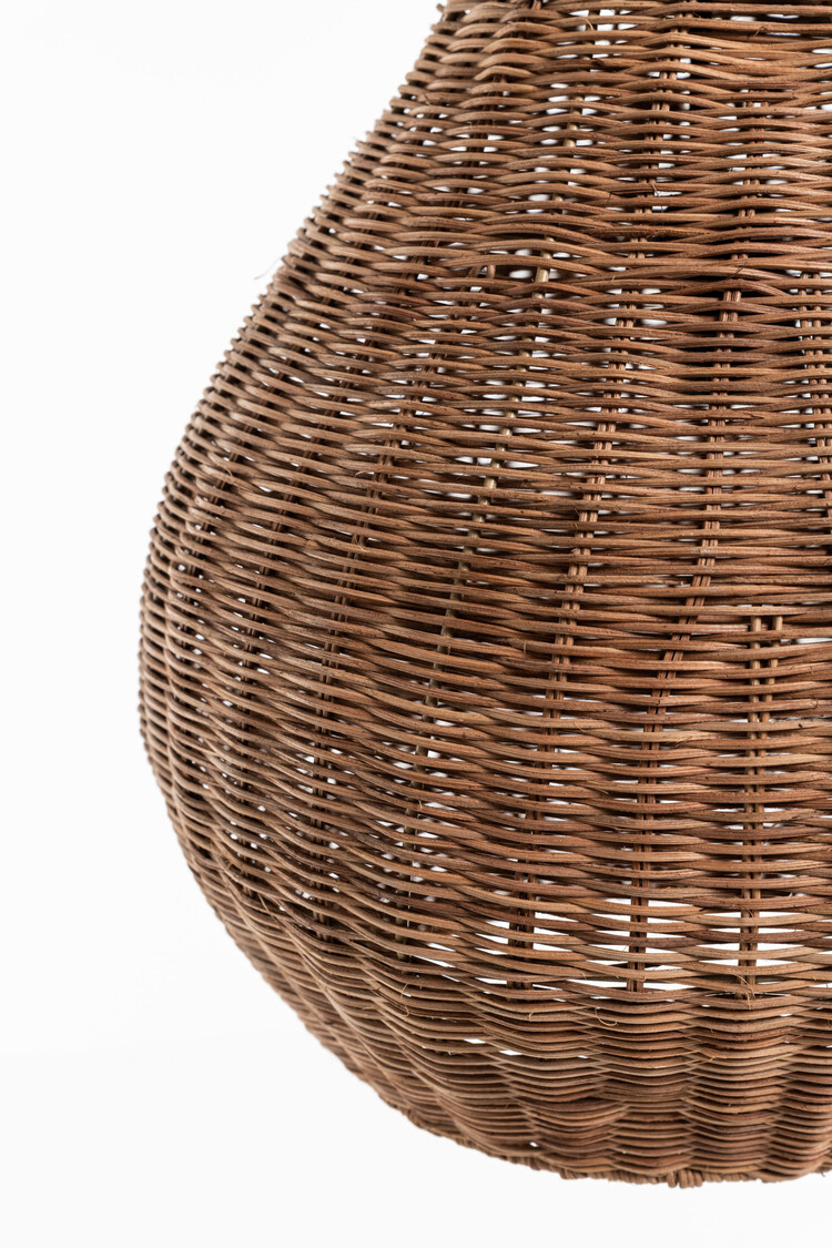 Rotan hanglamp 'ajuin'