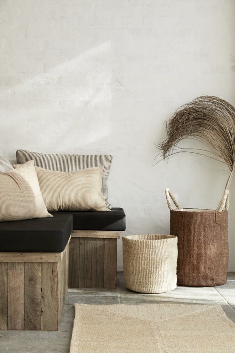 The Dharma Door Geweven jute opbergmand