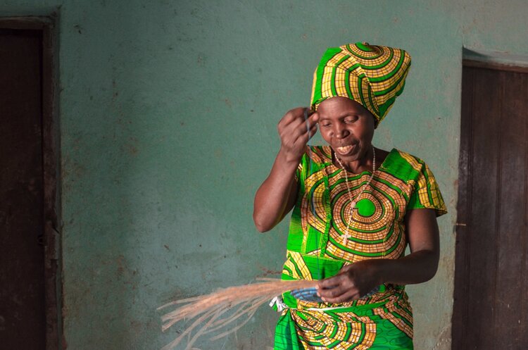 Jua hanging lamp - Uganda Ø75cm