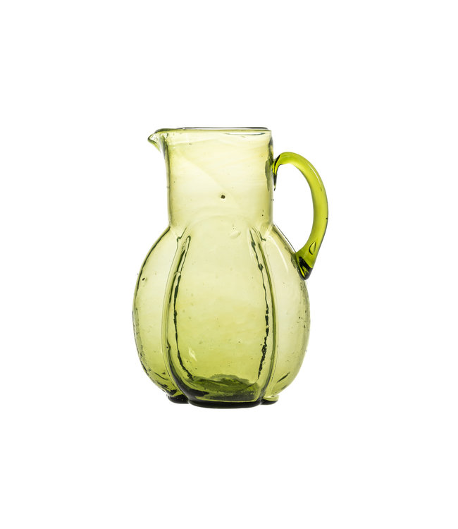 Pitcher Art Deco - green