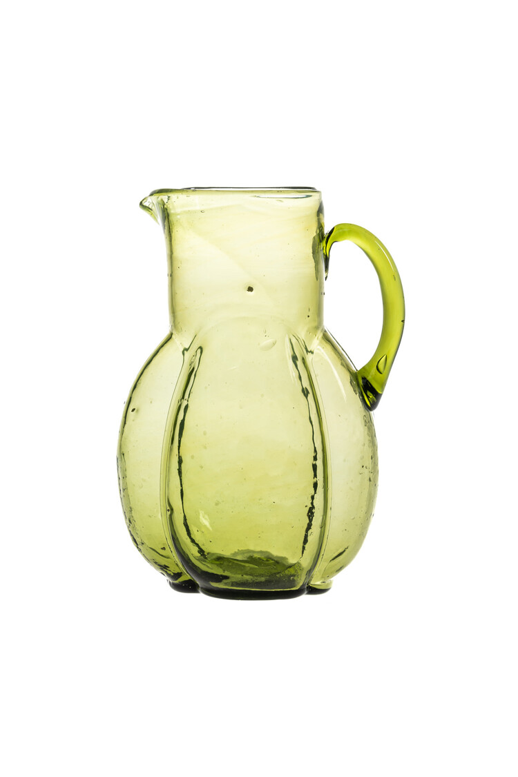 Karaf Art Deco - groen