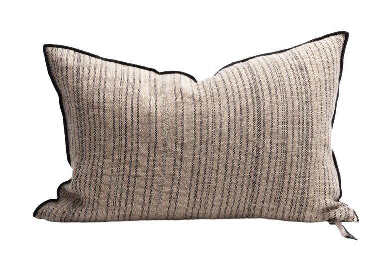 Maison de Vacances Cushion vice versa, canvas rustique byzance 300 - natural/noir