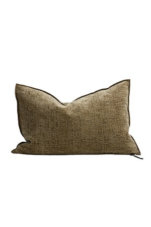 Maison de Vacances Cushion vice versa, stone washed jacquard kilim - bronze