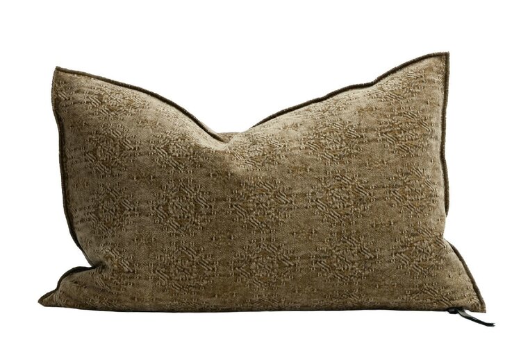 Maison de Vacances Kussen vice versa, jacquard stone washed kilim - bronze