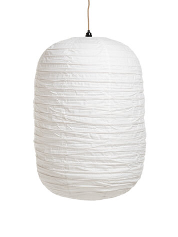 Lampion lamp cotton cotton oval XL
