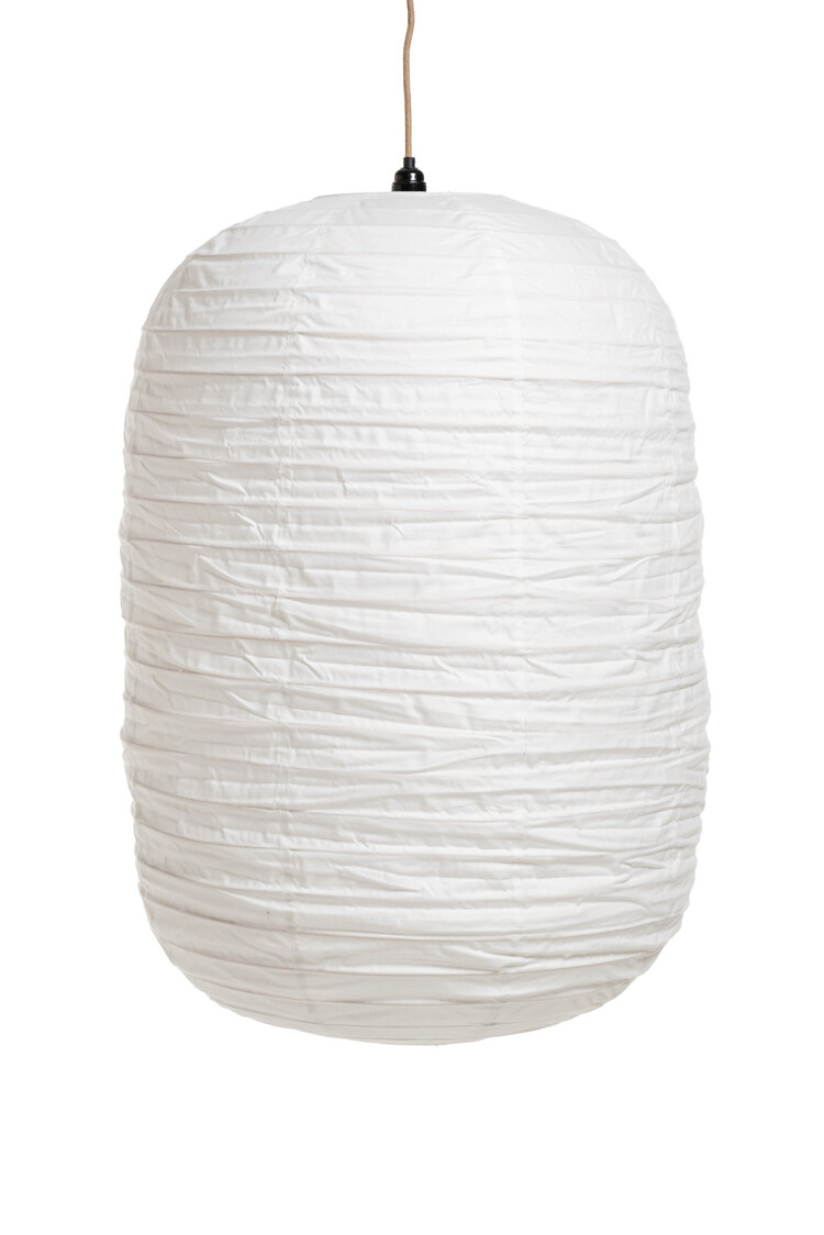 Lampion lamp katoen ovaal XL