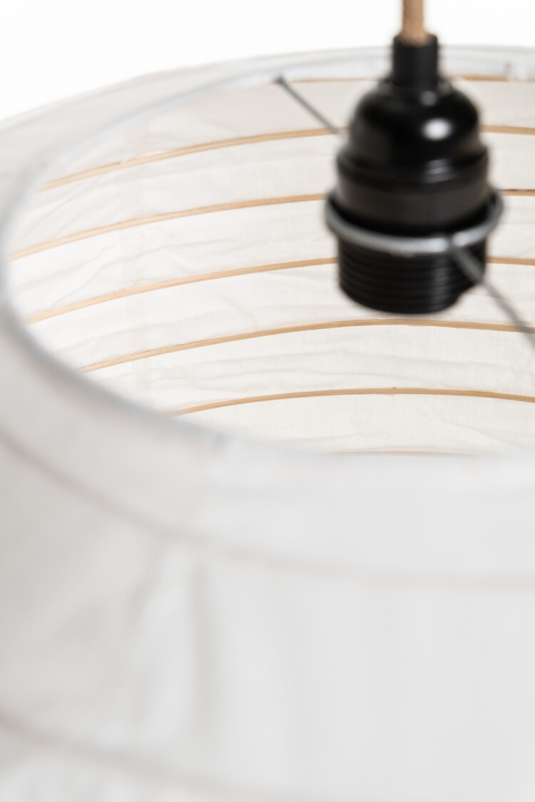 Lampion lamp katoen ovaal XL