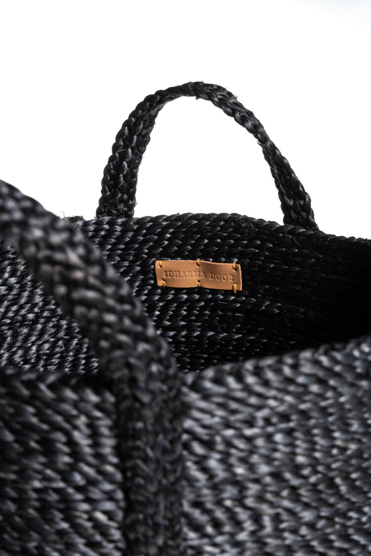 The Dharma Door Wasmand jute - charcoal