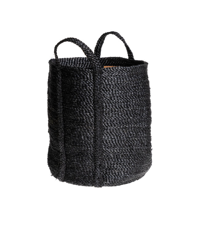 Couleur Locale • Laundry jute basket - charcoal • Couleur Locale