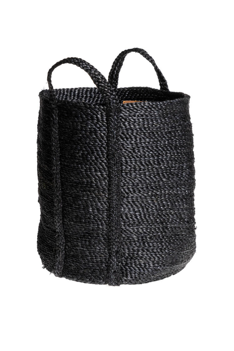 The Dharma Door Laundry jute basket - charcoal