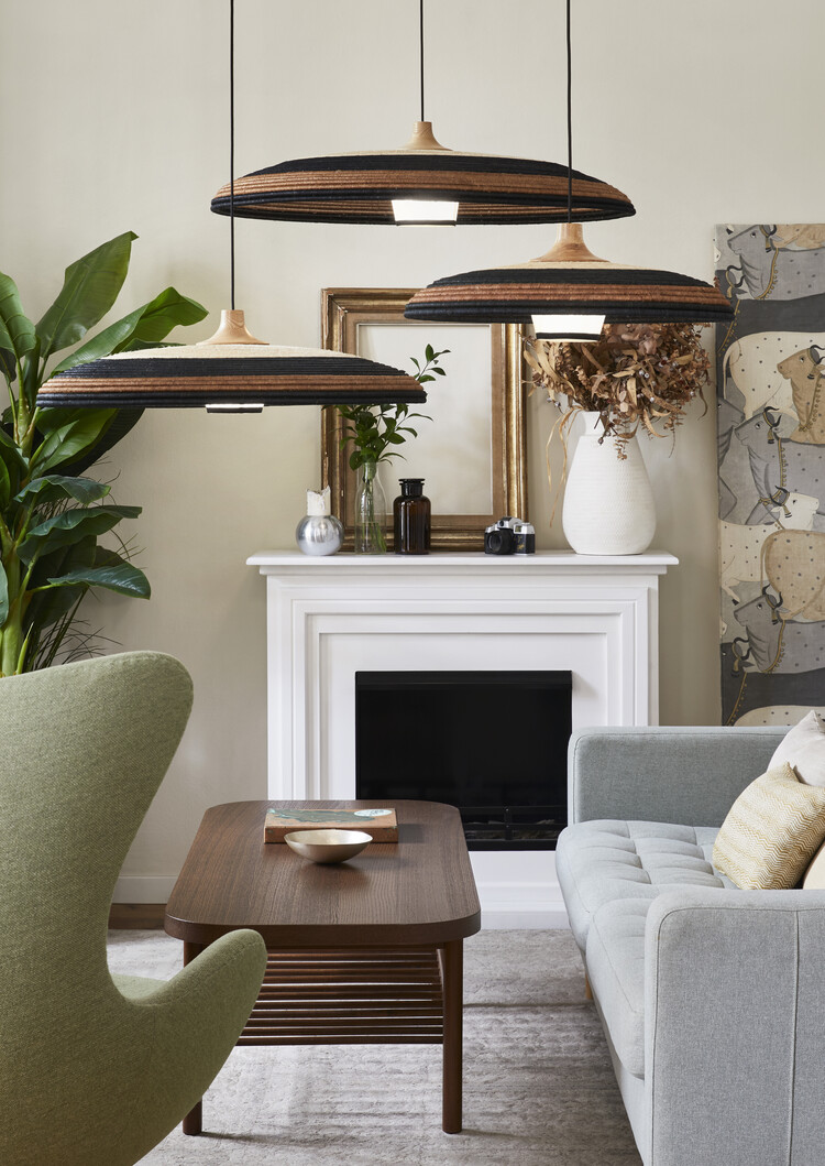 Forestier Grass hanglamp - bruin