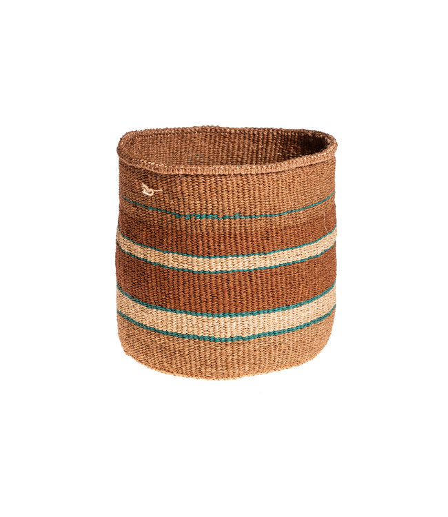 Couleur Locale Sisal mandje Kenia - kleurrijk, practical weave #334