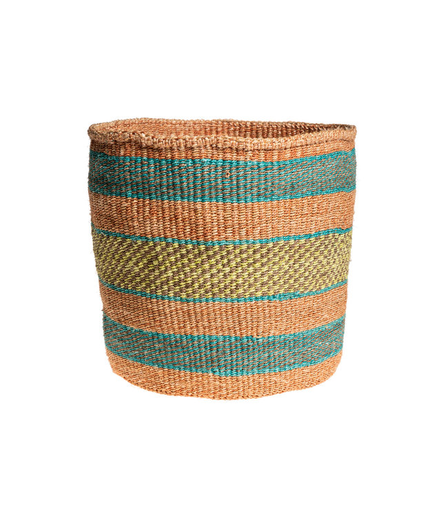 Couleur Locale Sisal basket Kenya - colorful, practical weave #341