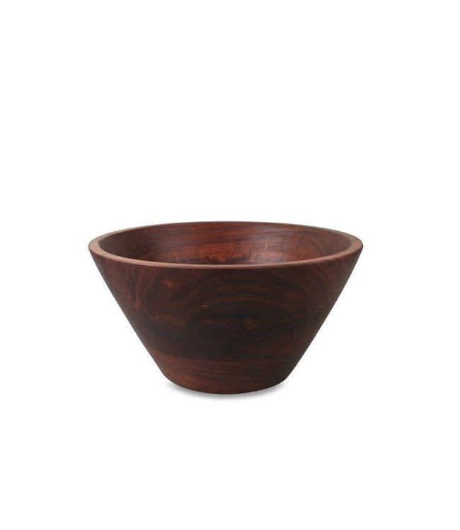 Large conical salad bowl - acacia