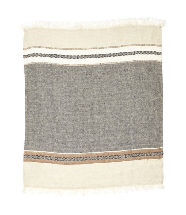 Libeco The Belgian Towel - beeswax stripe