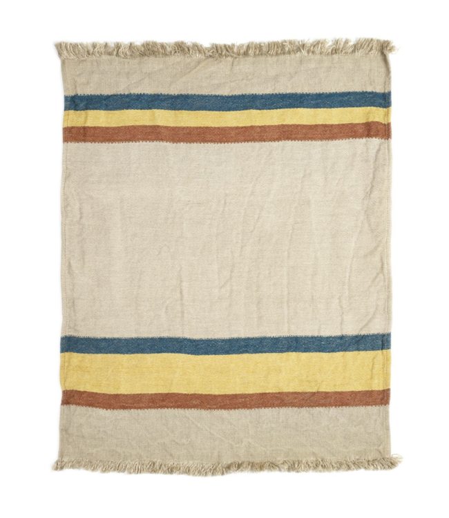 The Belgian towel fouta - mercurio stripe