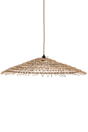 Hanglamp dadelpalm met franjes 'soucoupe'