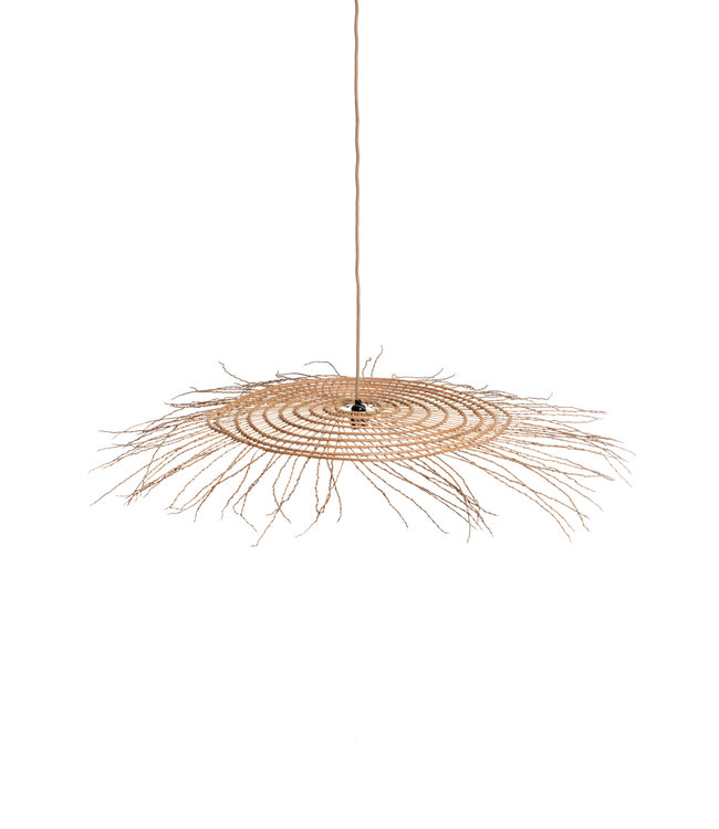 Hanglamp dadelpalm met franjes 'soleil rustique'