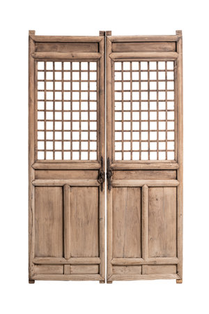 Set van 2 oude Chinese deurpanelen