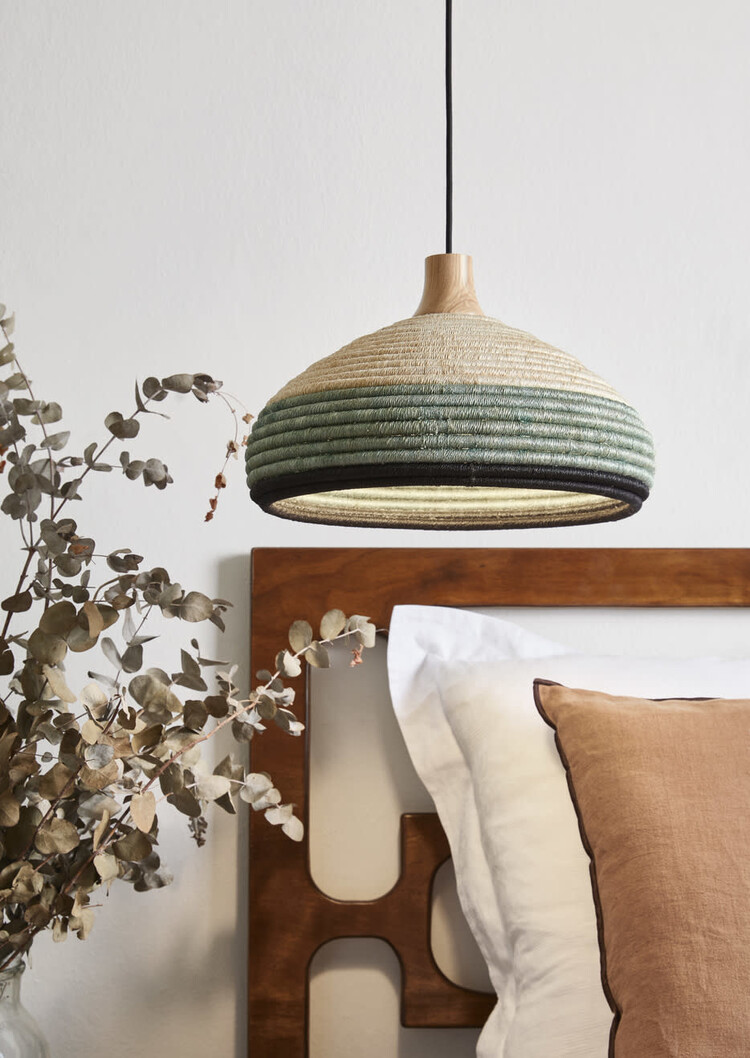 Forestier Grass pendant lamp - blue