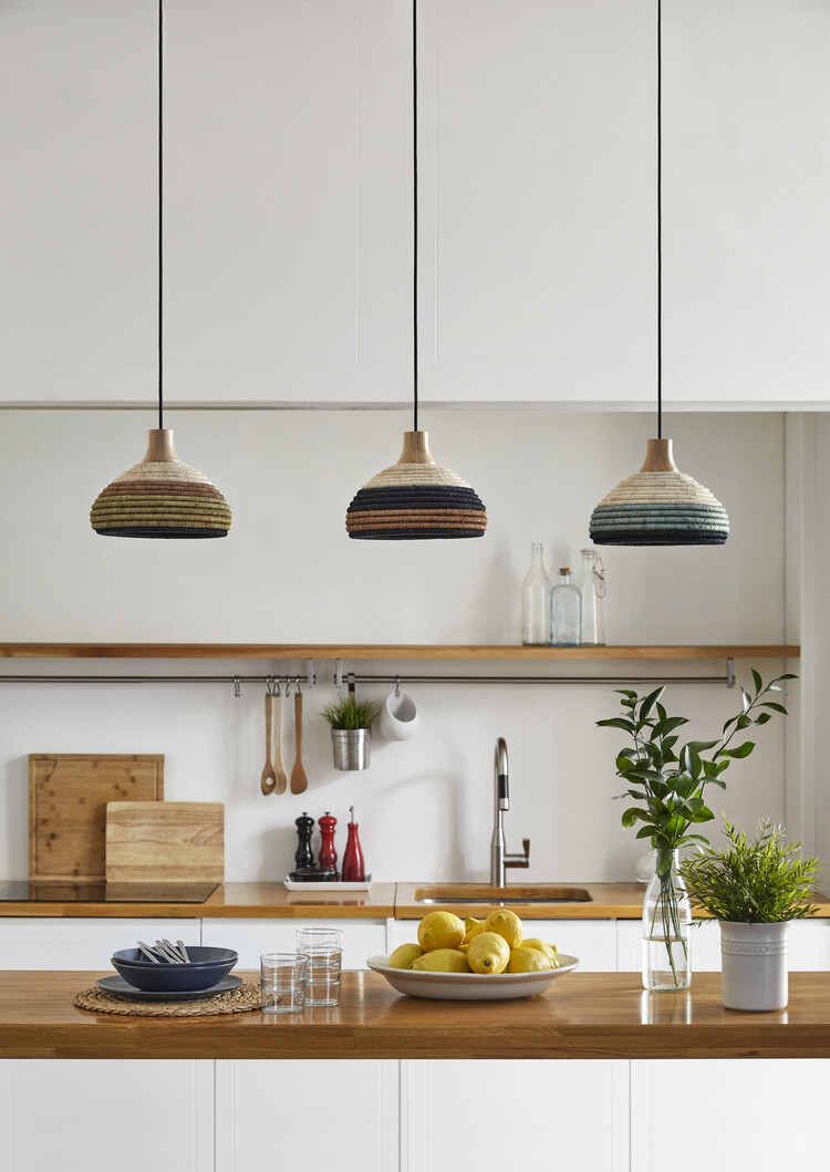 Forestier Grass pendant lamp - brown