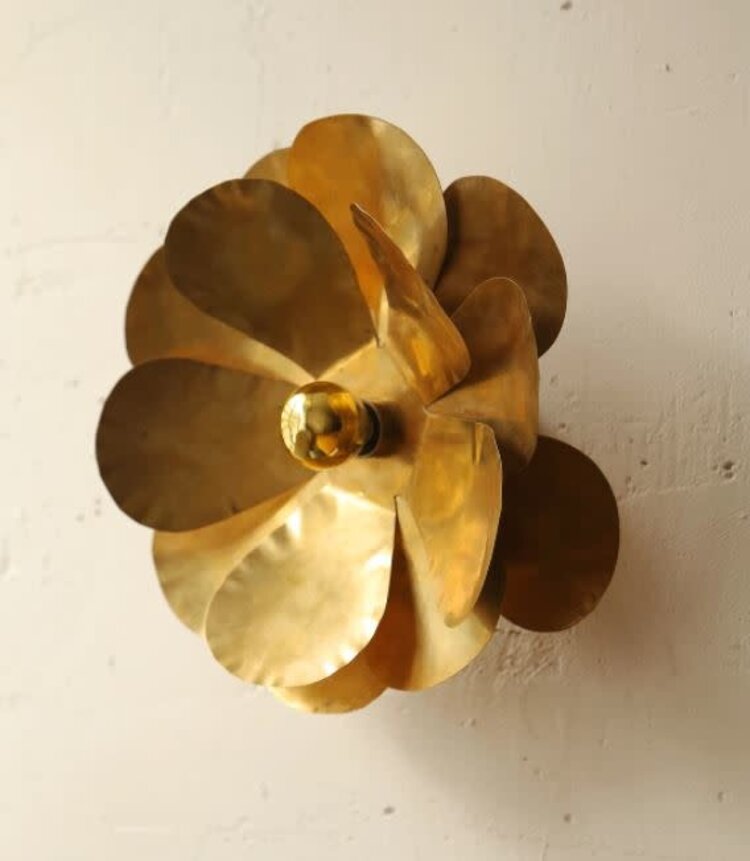 Caravane Cosmos wandlamp messing - goud