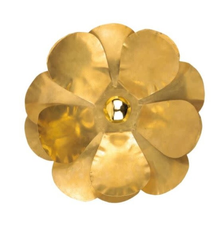 Caravane Cosmos electrified brass wall lamp