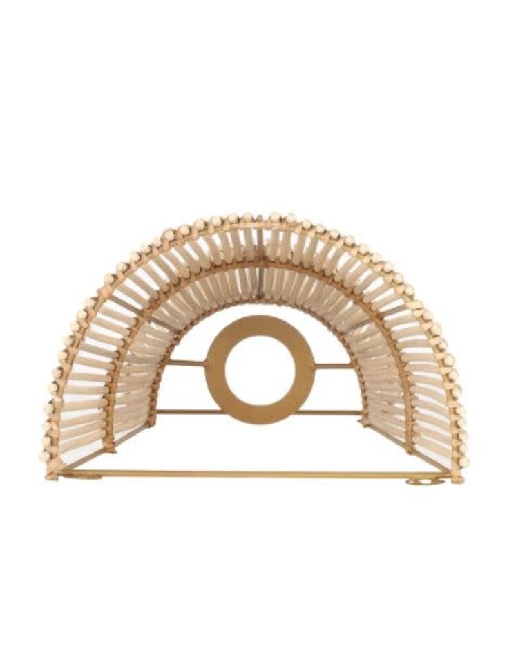 Caravane Halo rattan wall lamp - natural