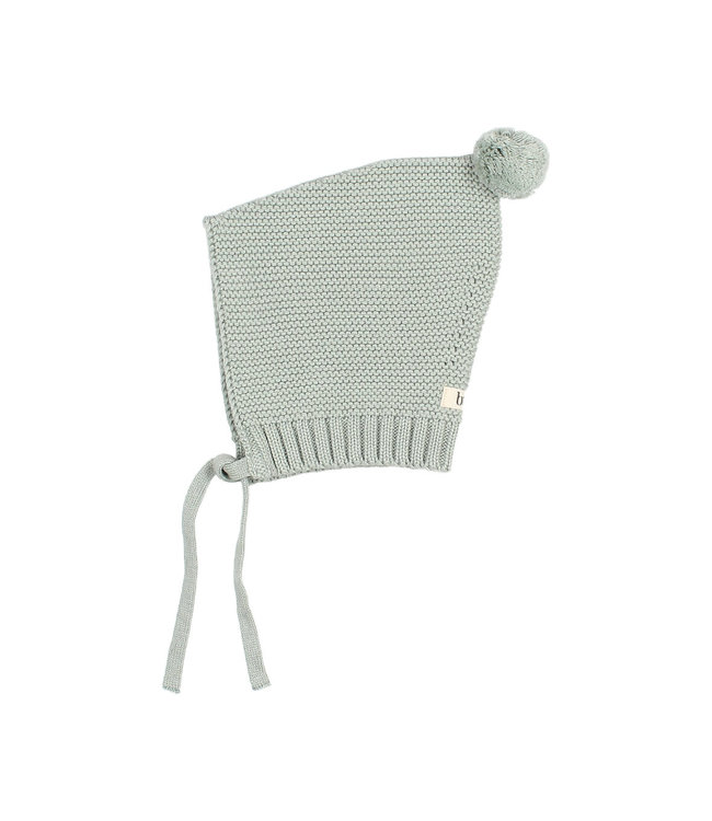 Newborn knit pom pom hat - cactus 