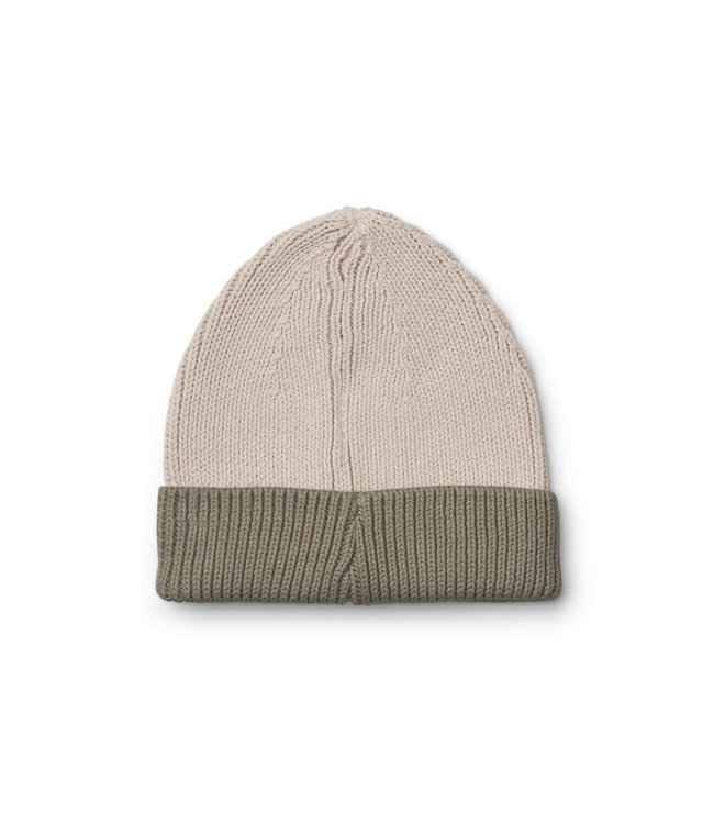 Ezra beanie - sandy/koala mix • Couleur 