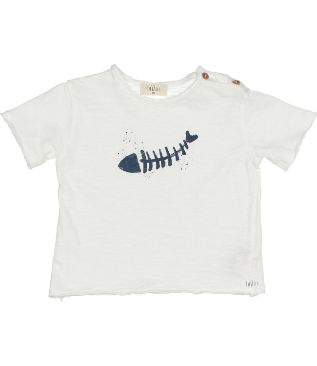 Buho Fish t-shirt - white