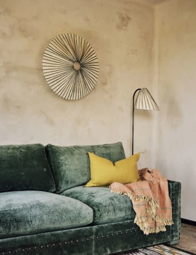 Caravane Floor lamp Ella-Baco with striped lampshade