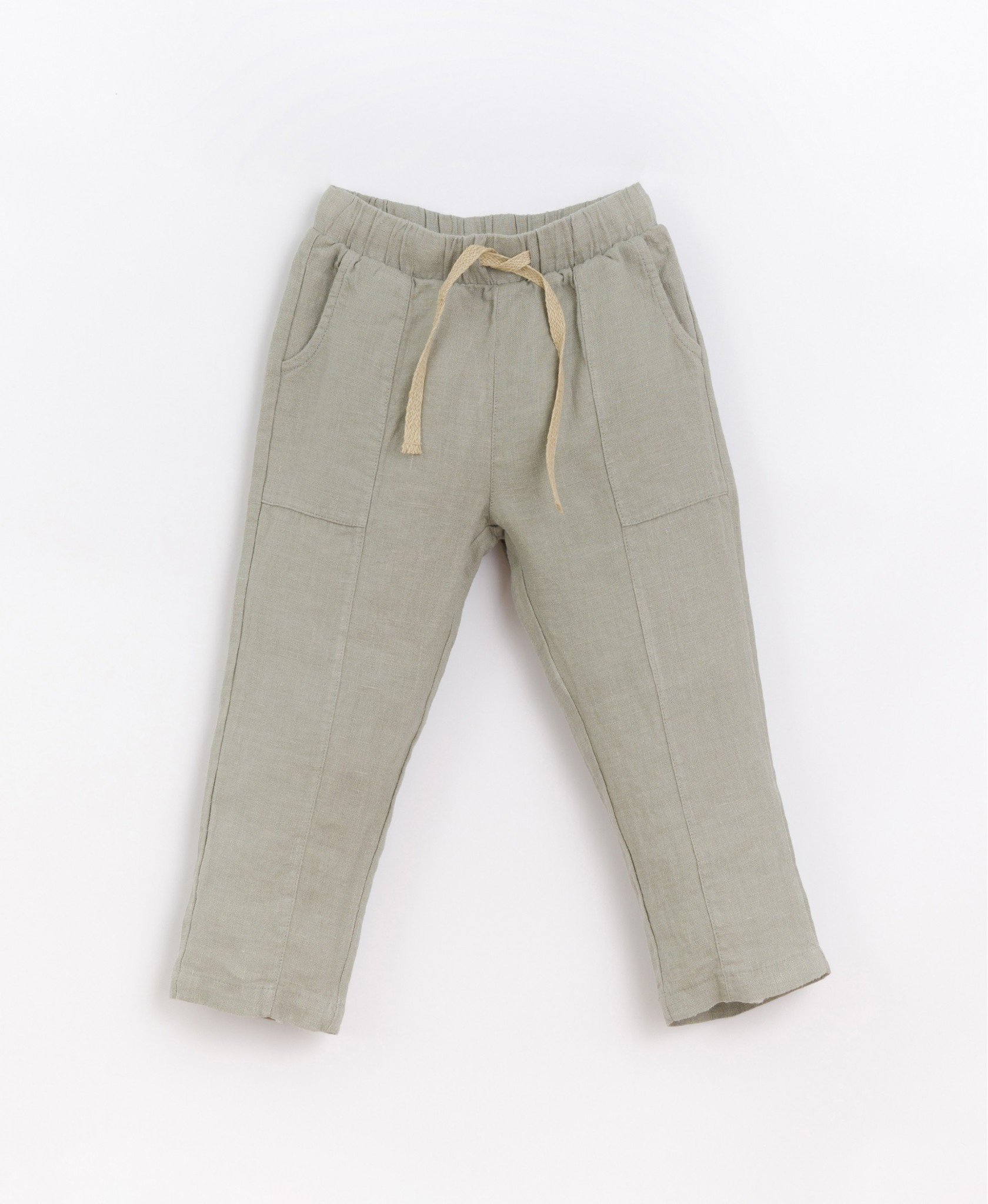 Pure Linen Boys Trousers  White