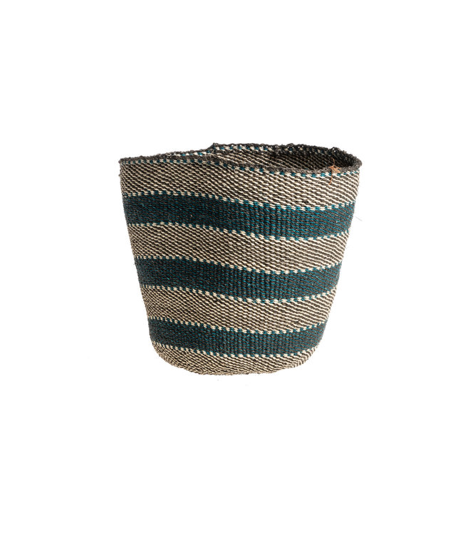 Couleur Locale Sisal basket Kenya - earth colors, fine weave #319