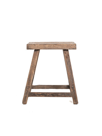 Robuuste rechthoekige bijzettafel olm #17