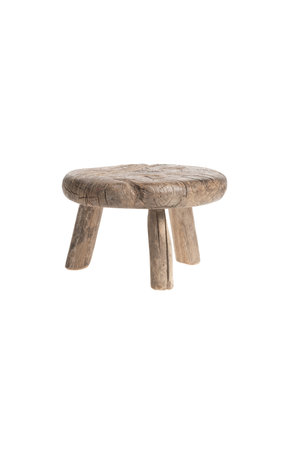 Milk stool elm wood #7